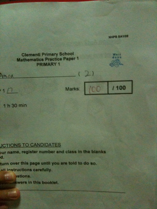 Amira first 100 marks