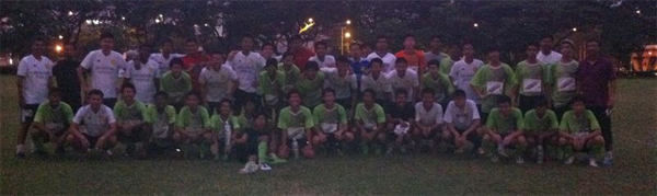 Fandi Ahmad Academy and Al-Caliph Group Photo