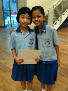 Amira Sufya and Christabelle Lee